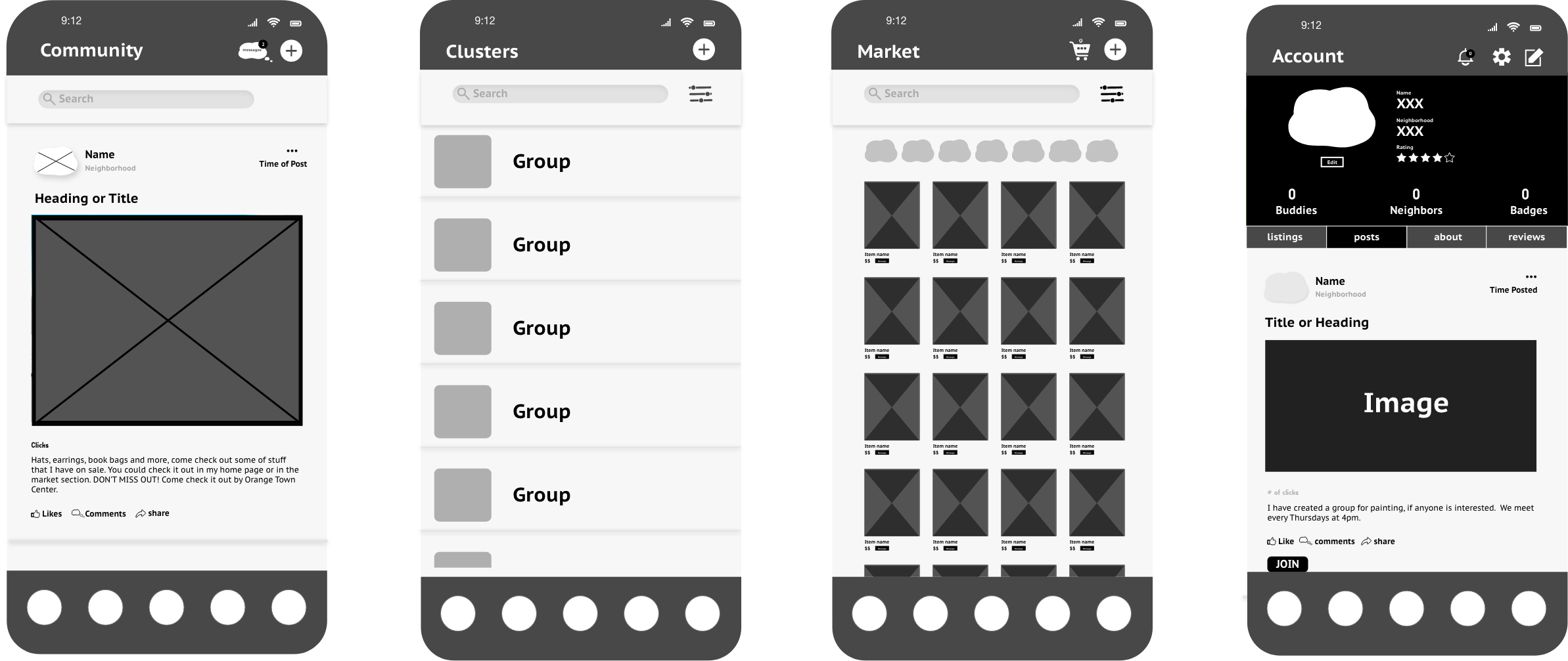 Wireframes